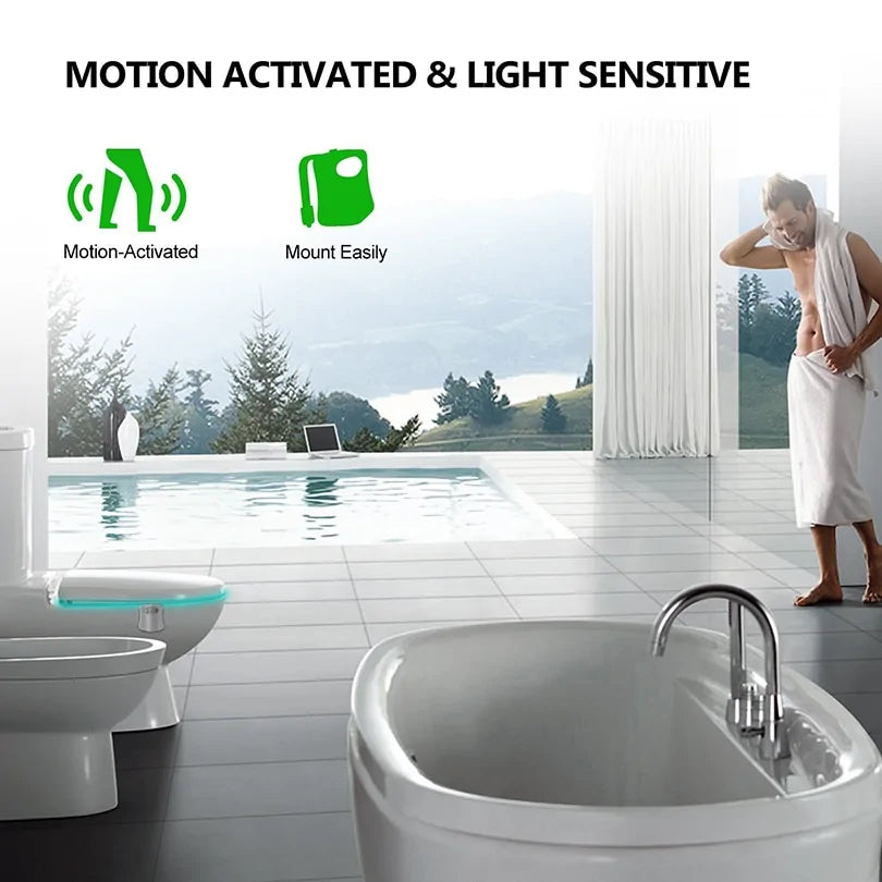 Luz nocturna LED para el baño